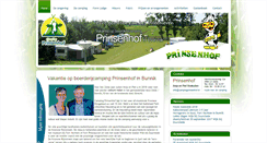 Desktop Screenshot of campingprinsenhof.nl